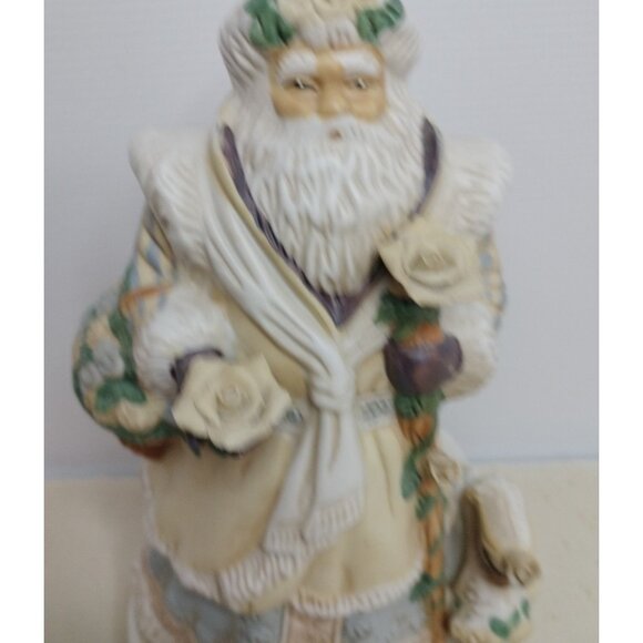 ABC Distributing 11 Inch Porcelain Musical Victorian Santa In Original Box - Picture 3 of 12